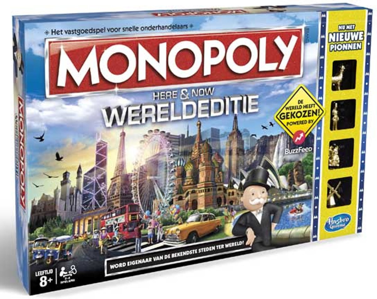 Aanmoediging Beroemdheid het laatste Monopoly Wereldeditie - Bordspel - www.astridswaveshop.nl